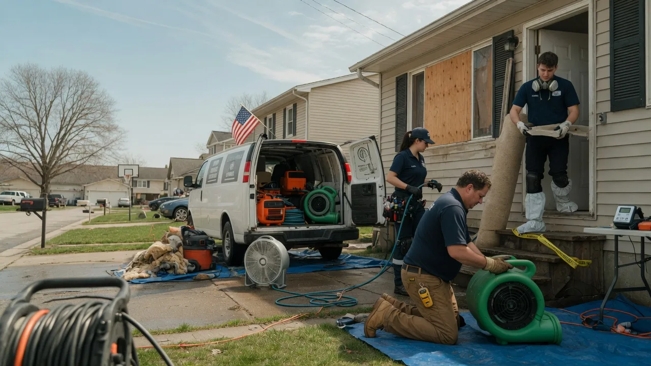 Water Damage Restoration in New Paris, IN near me